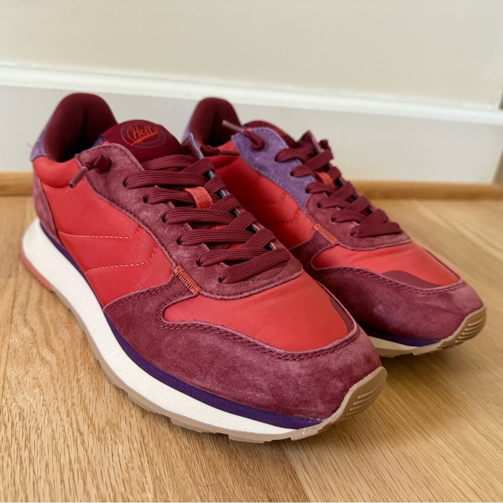 Chic Red and Purple Women's Sneakers